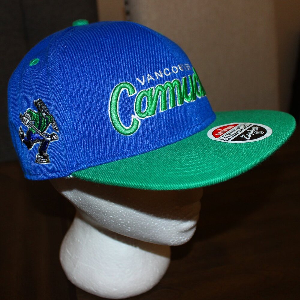 3/$77❤️like new Zephyr VANCOUVER CANUCKS snapback hat flat bill cap NHL